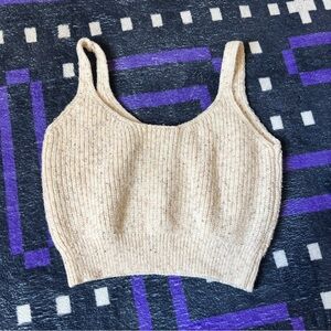 Boho Speckled Knit Tank